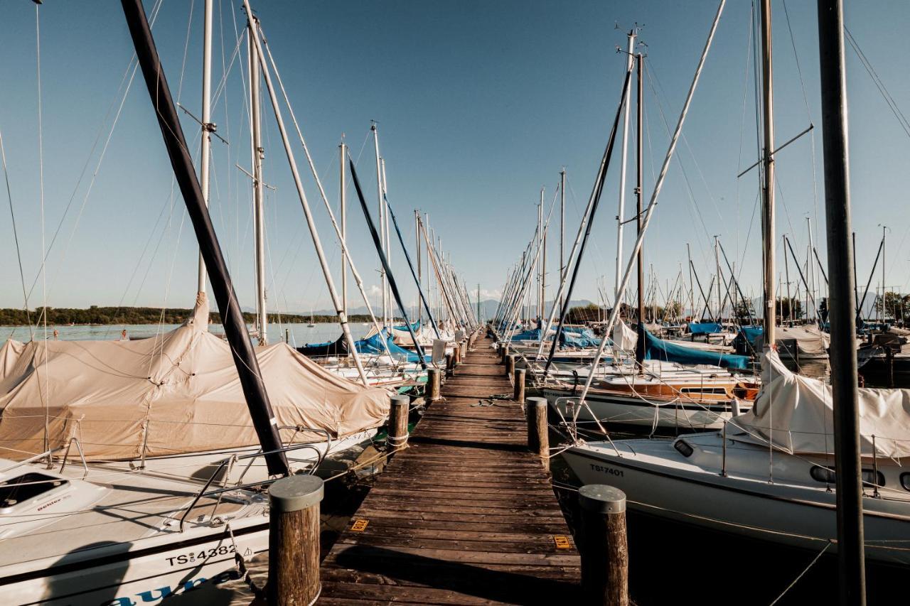 Chiemsee Ferienwohnung Gartenblick Prien am Chiemsee Buitenkant foto